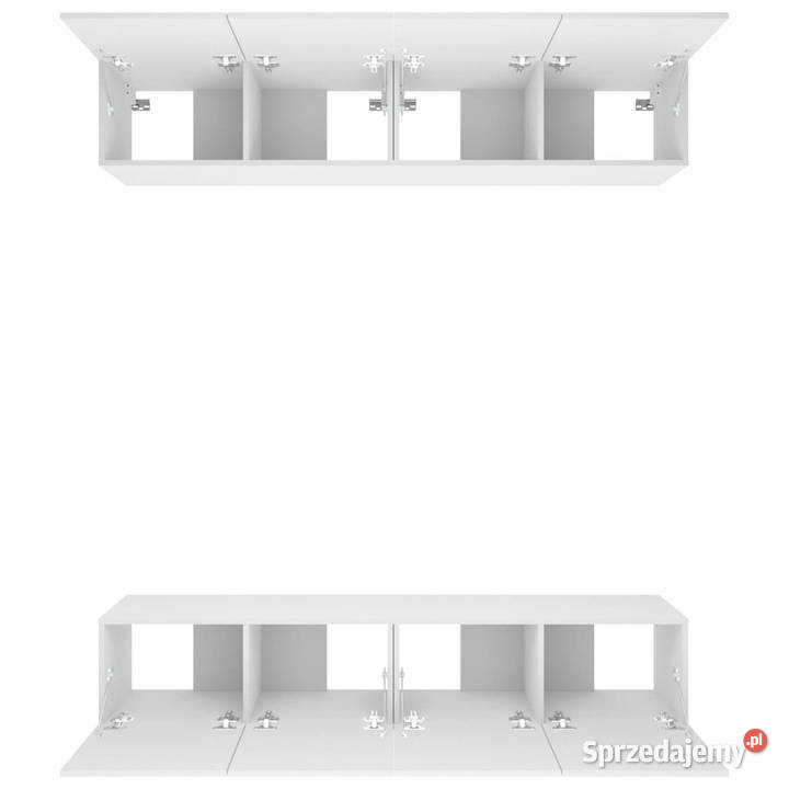 Szafki TV 4 białe 80x30x30 materiał mazowieckie Warszawa
