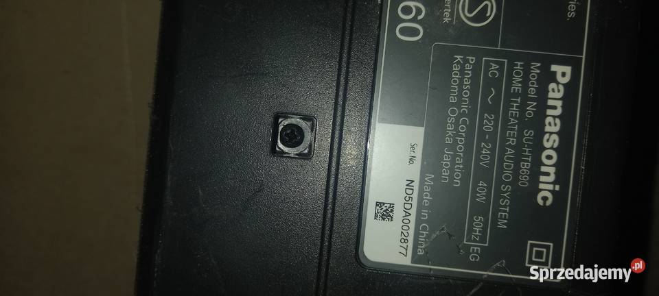 Audio Panasonic Soundbar SBHWA690 SUBWOOFER Bielsko-Biała