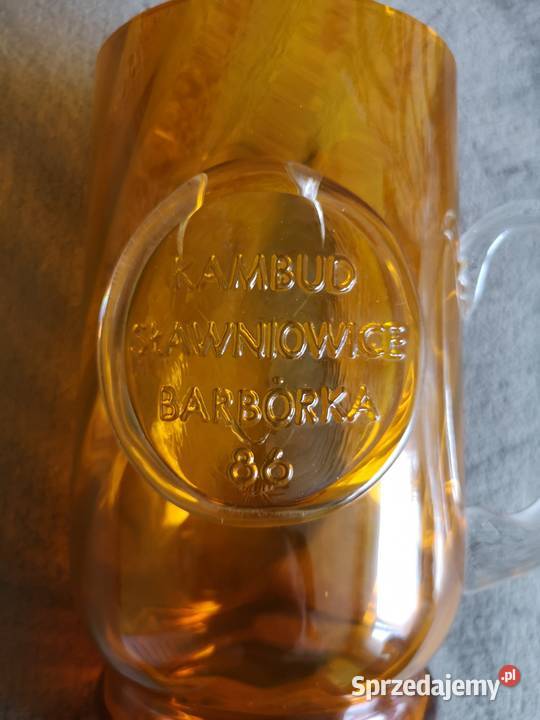 Kufel okolicznościowy Barbórka 1986 Sławniowice Nowy Świętów