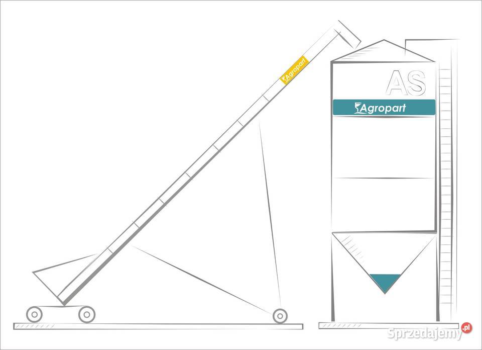 Przenośnik ślimakowy PSD 1410 żmijka koszowa nieuszkodzony Partynia
