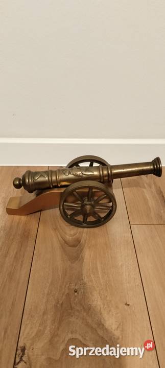 Mosiężna stara armata Pozostałe Jasło