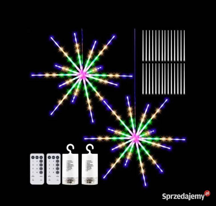 2 Kolorowe wiszące rozbłyski światła z pilotem Kędzierzyn-Koźle