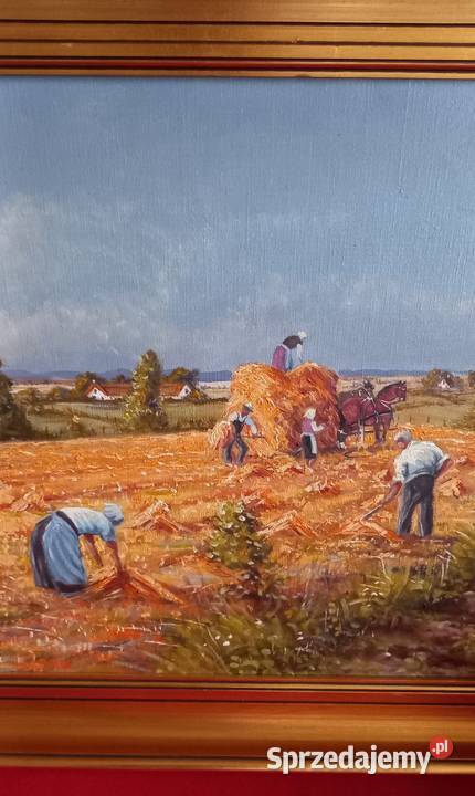 Obraz olejny sygnowany lubuskie Gorzów Wielkopolski