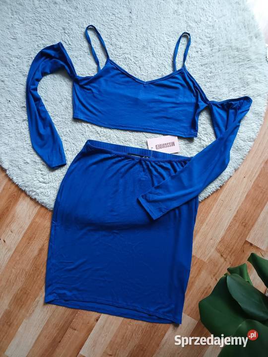 Komplet marki MISSGUIDED top i spódniczka Rawicz sprzedam
