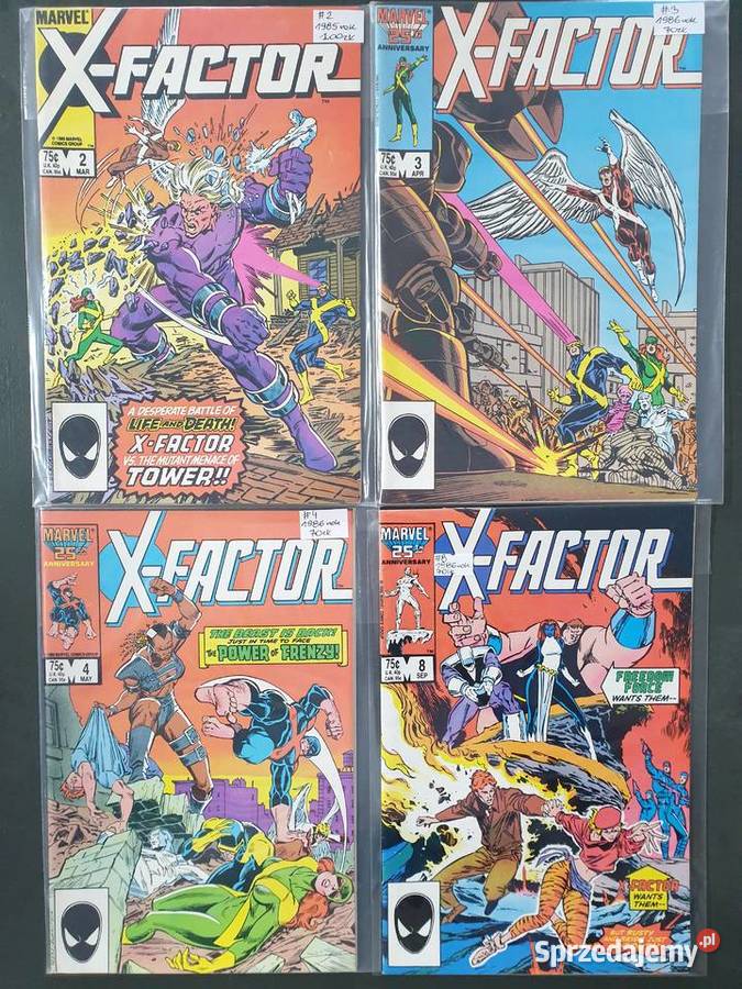 XFactor kolekcja 29 oryginalnych komiksów Marvel