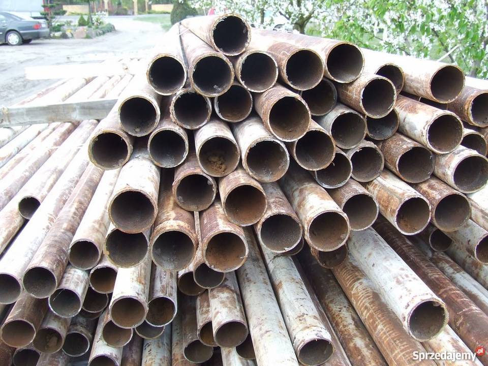 Używane rury stalowa rurka ogrodzeniowa stal sprzedam