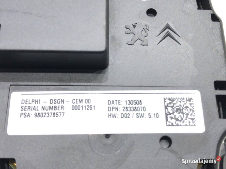 PANEL STEROWANIA NAWIGACJI PEUGEOT 508 I Motoryzacja