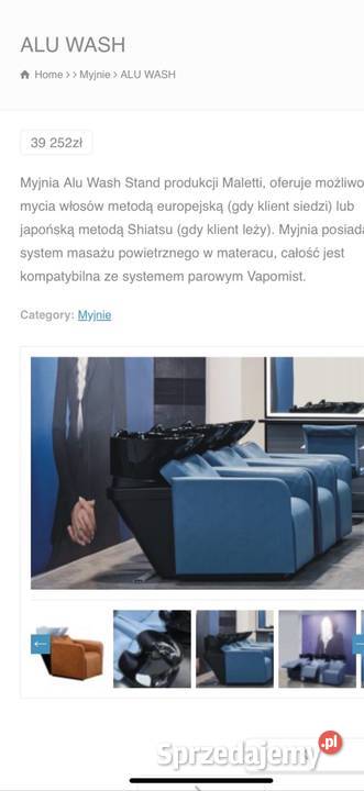 Na sprzedaż luksusowe myjnie fryzjerskie Poznań