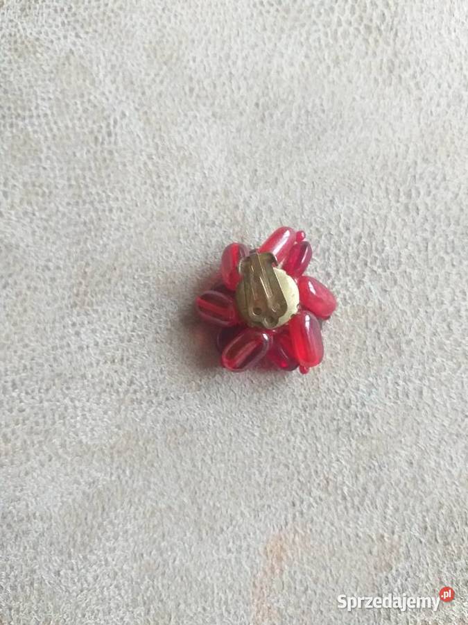 spinka do włosów czerwony kwiat kwiatek Pozostałe Sandomierz sprzedam