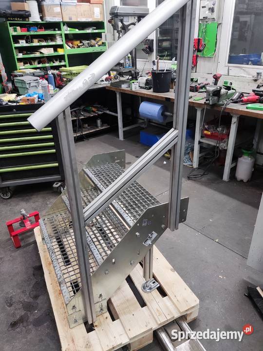 Schody stalowe wysokość 60 szerokość szczebla 80 Libusza