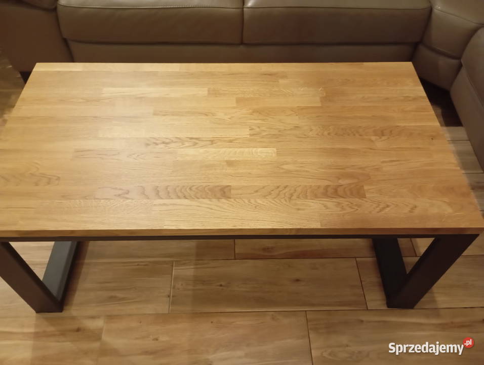 Stolik kawowy dębowy loftowy 120cm Choroszcz