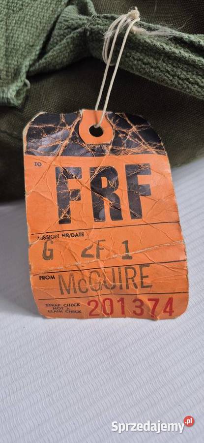 Oryginalny Worek Marynarski US Army 1972 Vietnam Biłgoraj