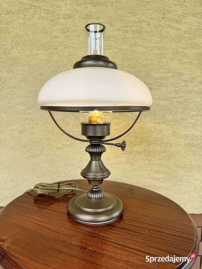 Lampa stołowa nocna biurko komoda antyk Aladyn Garwolin sprzedam