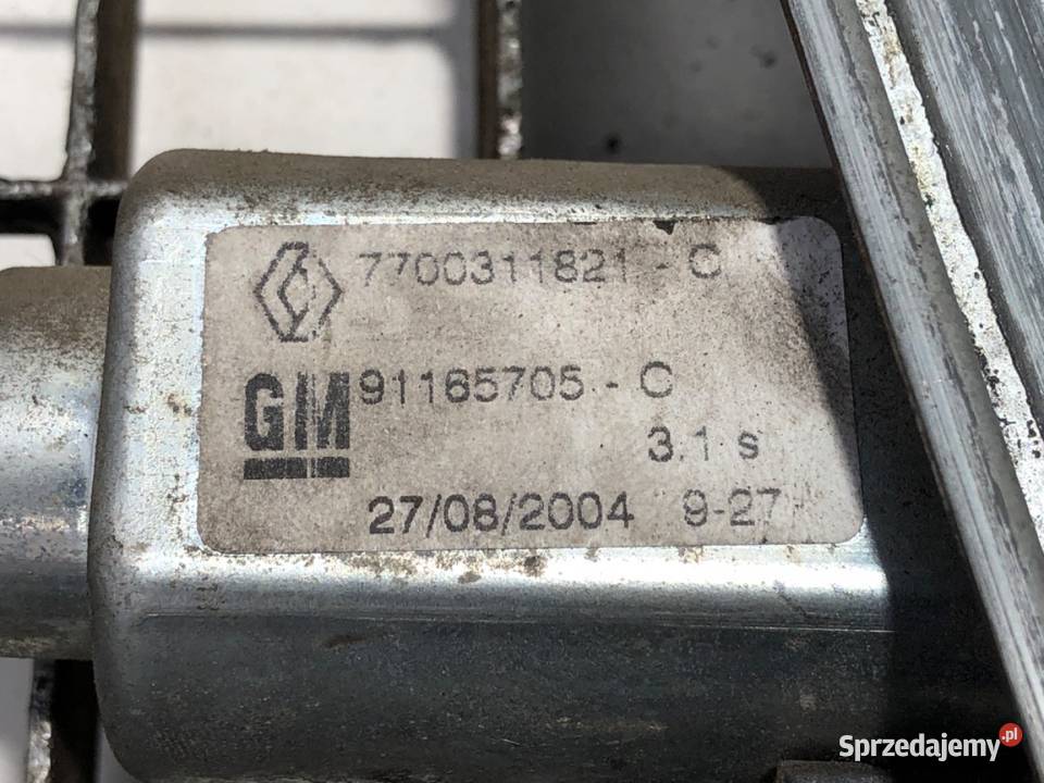 PODNOŚNIK SZYBY PRAWY PRZÓD OPEL VIVARO A