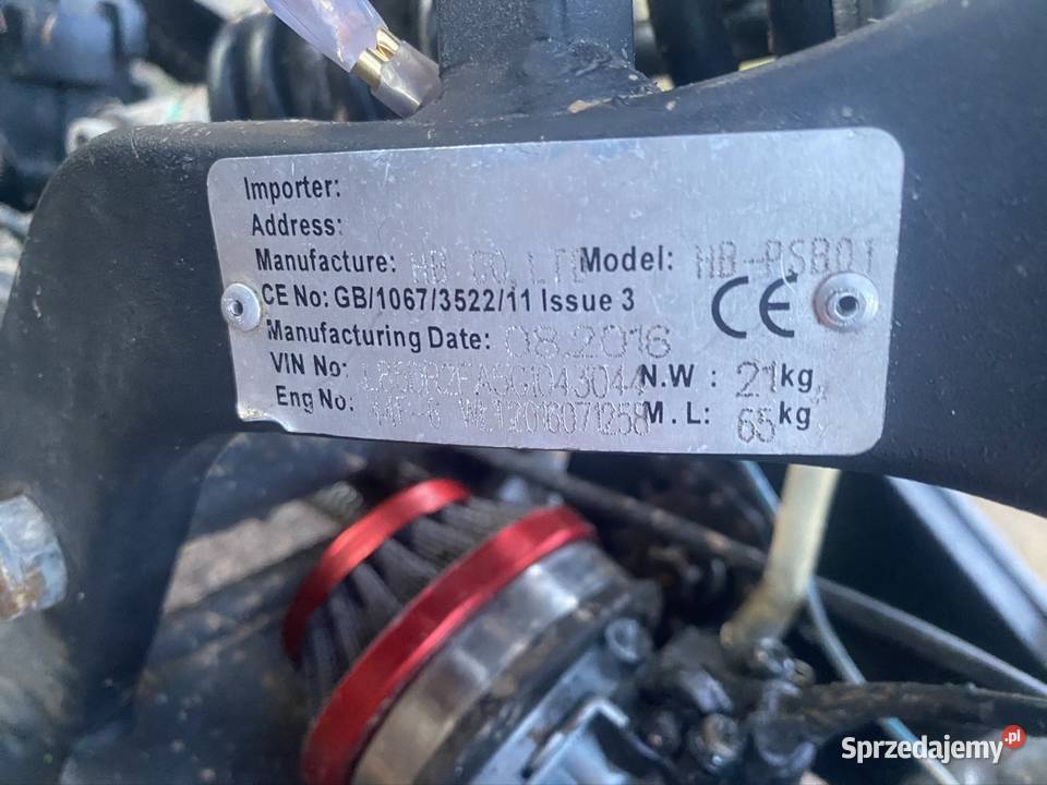 Sprzedam mini cross 65cc z nowym silnikiem KXD Suwałki