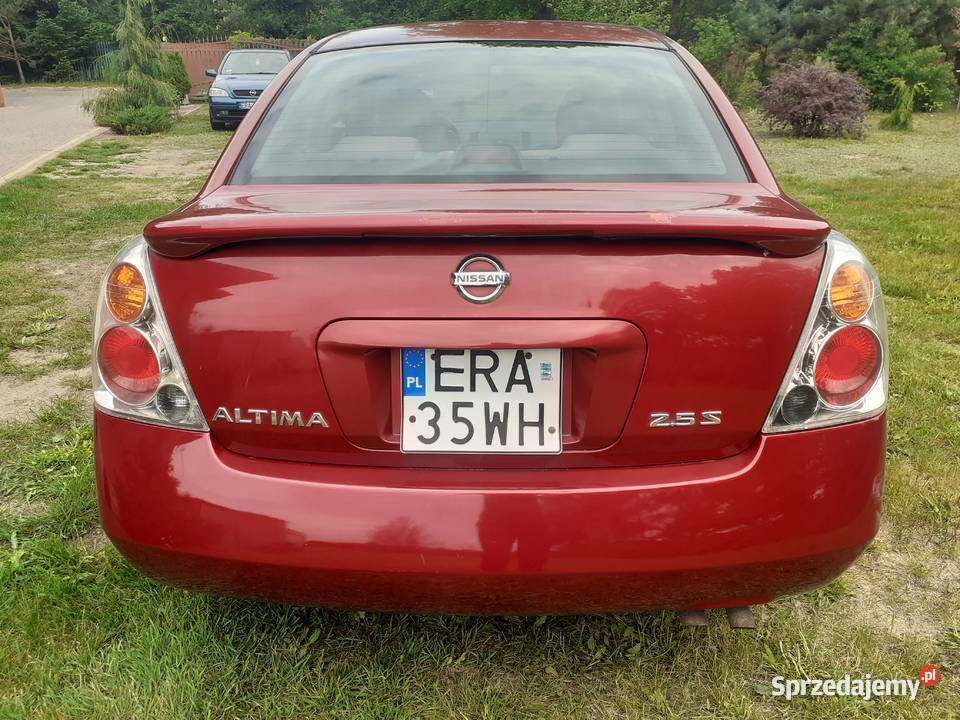 Nissan Altima 2005 25 benzyna gaz 141000 175KM Samochody osobowe sprzedam