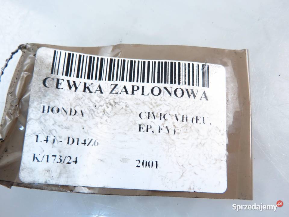 CEWKA HONDA CIVIC VII 14 i 099700061 małopolskie sprzedam