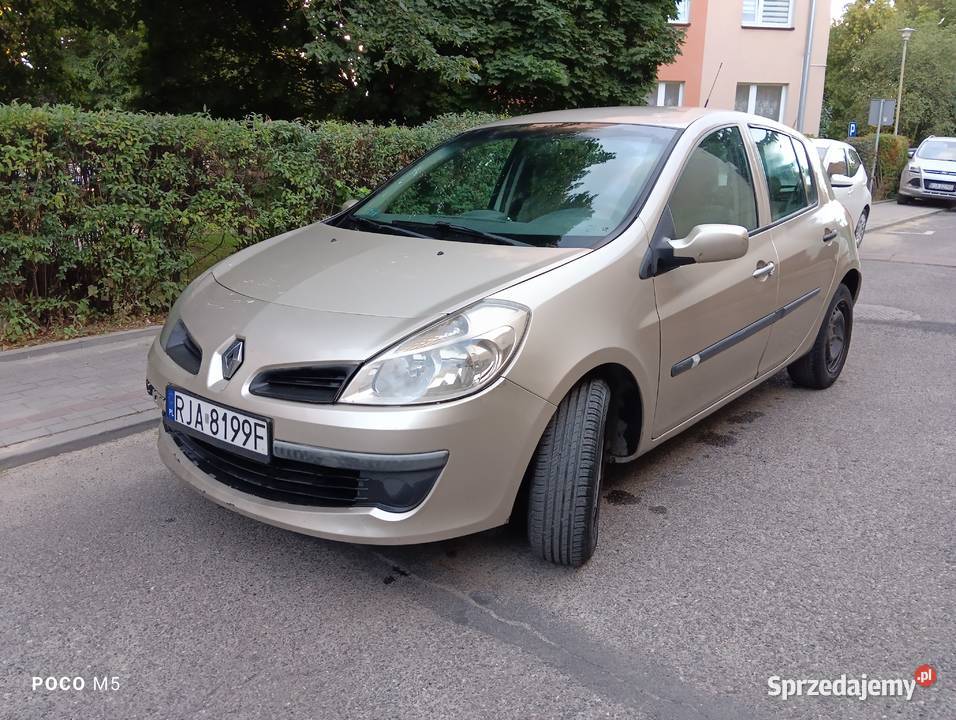Sprzedam Renault Clio 3 spalanie 19 l100 Rok produkcji 2006 Jarosław