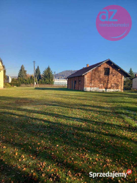 Budynek gospodarczy z projektem warsztatlokal Łużna