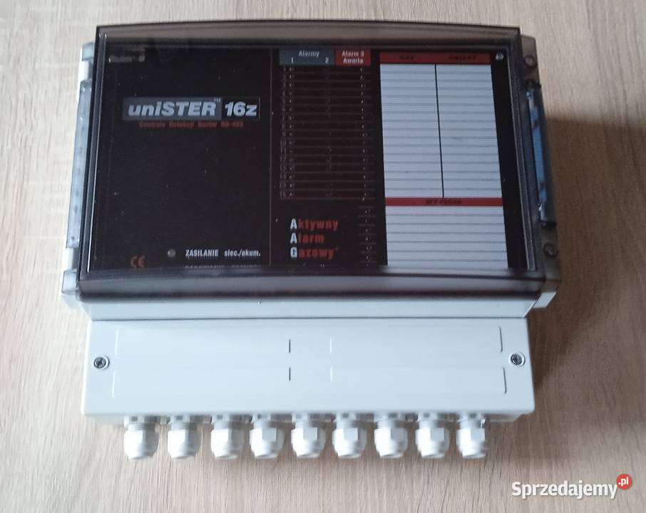 CENTRALA ALARMOWA UNISTER 16zRS485 detekcyjna
