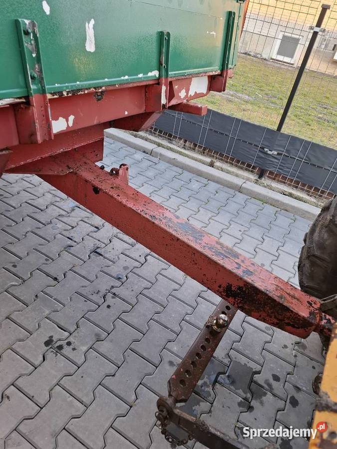 Przyczepa 1 osiowa sztywna platformapodwozie na Pińczów