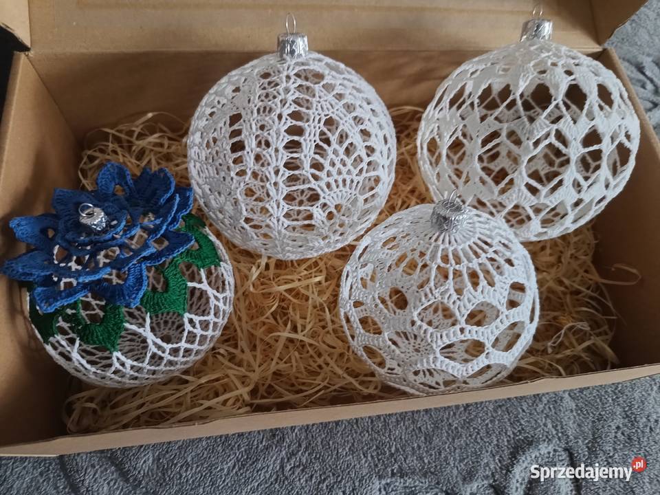 Bombki szydełkowe Śrem sprzedam