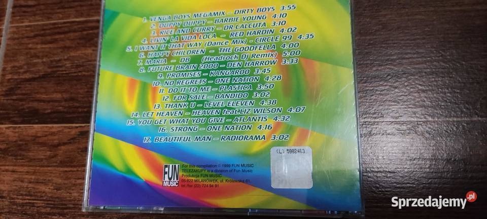 Euro Top Dance Hits Vol 2 1999 fun music sprzedam