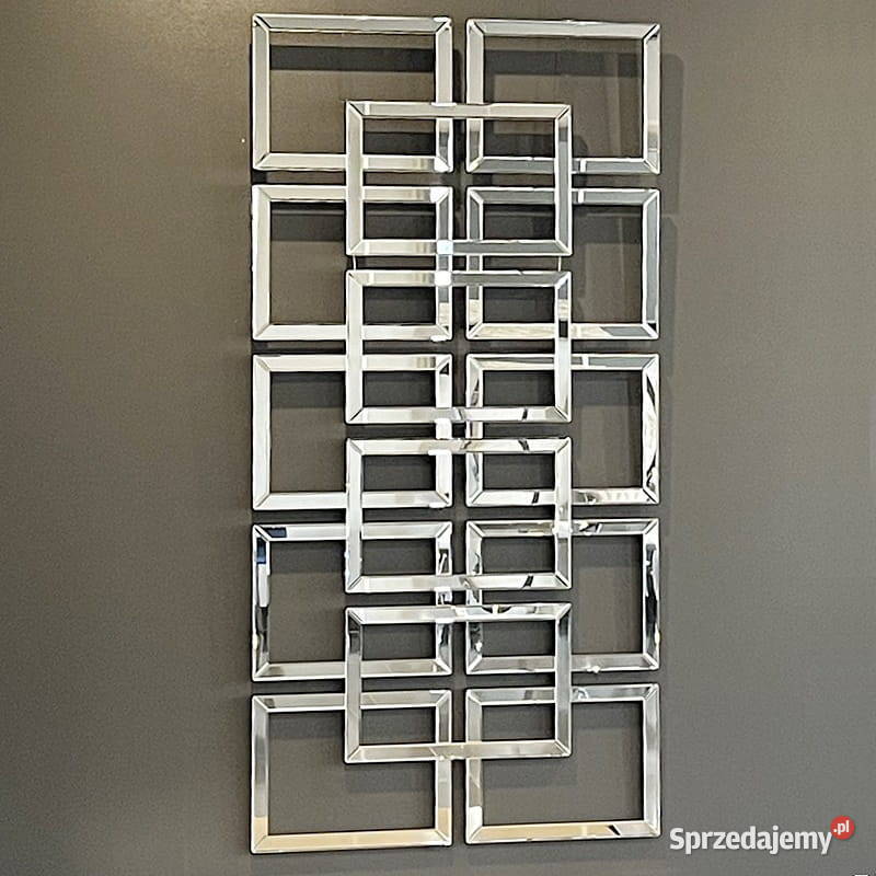 Dekoracyjne lustro glamour wiszące 80x160 mazowieckie Warszawa