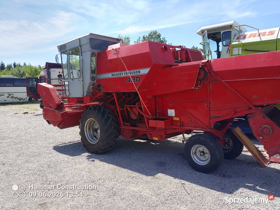 Kombajn Zbożowy Massey Ferguson 430 Zbożowe lubelskie Chełm