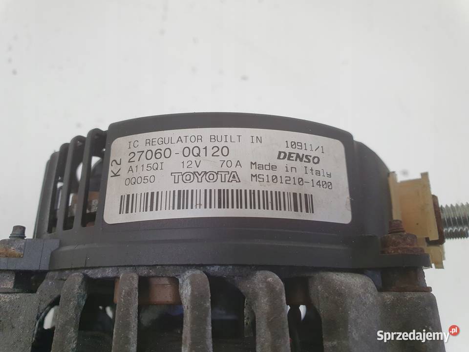 Citroen C1 I 10 12V ALTERNATOR 270600Q120 70A Janów