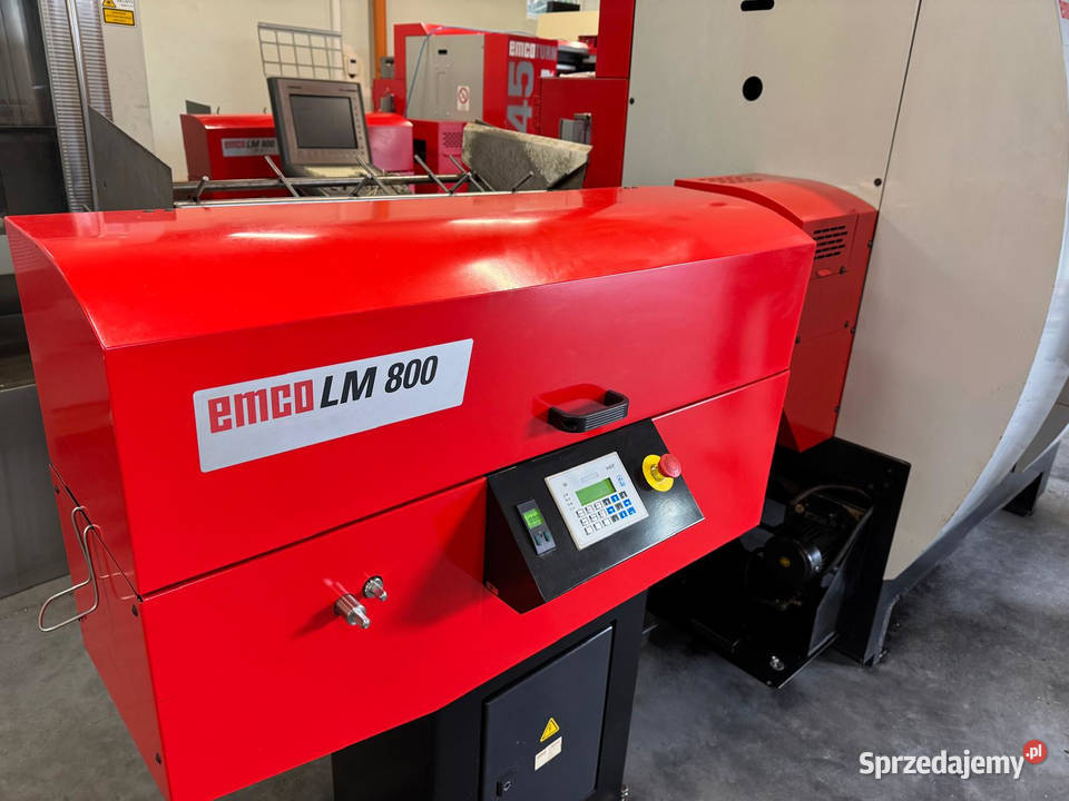 Tokarka CNC EMCO TURN 345 II podajnik oś C z Zabór