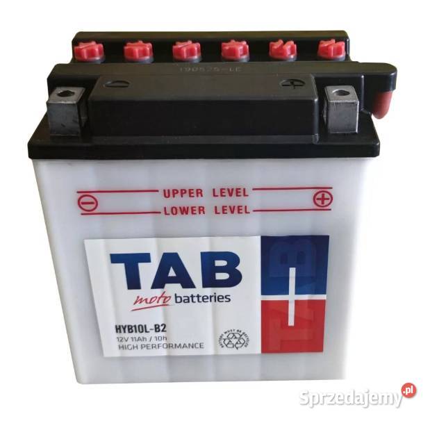 Akumulator motocyklowy TAB YB10LB2 HYB10LB2 12V kujawsko-pomorskie Grudziądz