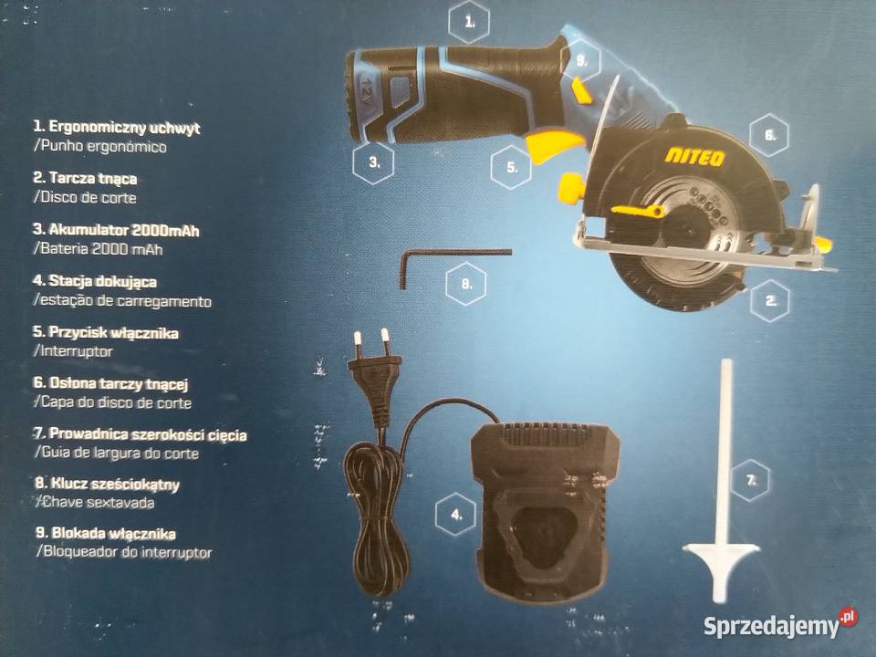 NAJTANIEJ Pilarka Akumulatorowa 12V 2000mAh