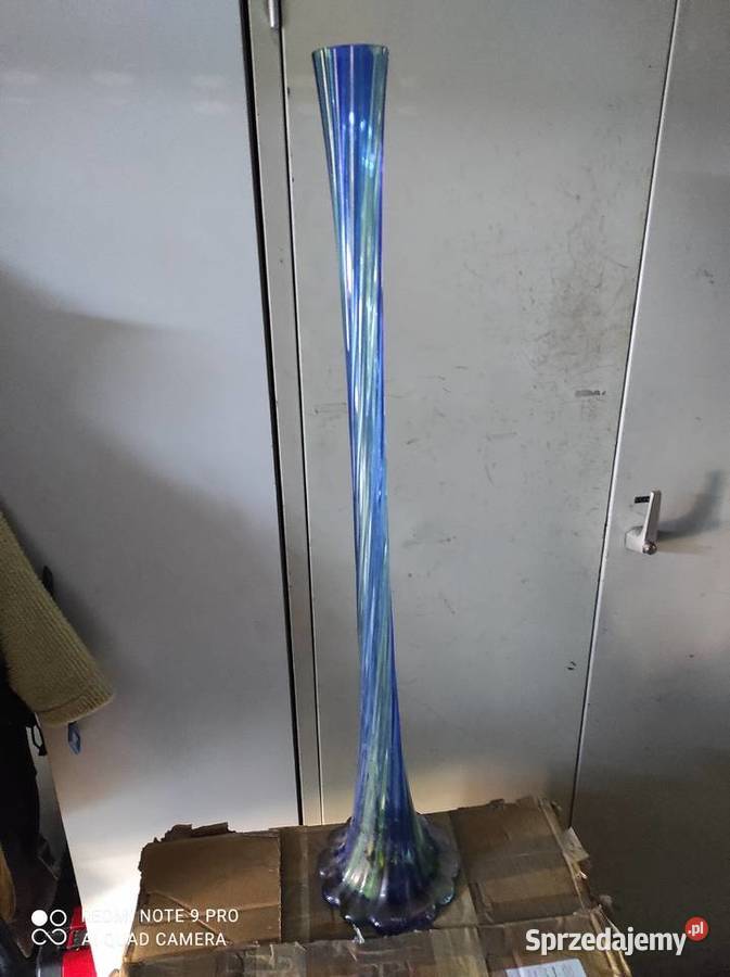 Murano style wazon szklany wysokośc 85 Lubin