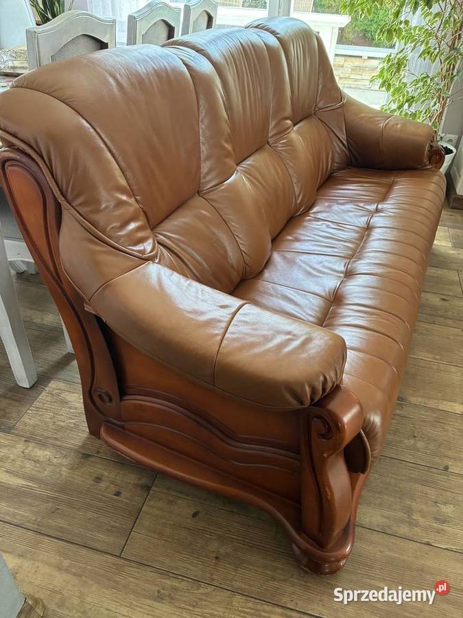 Sofa skóżana 3 osobowa Plewiska