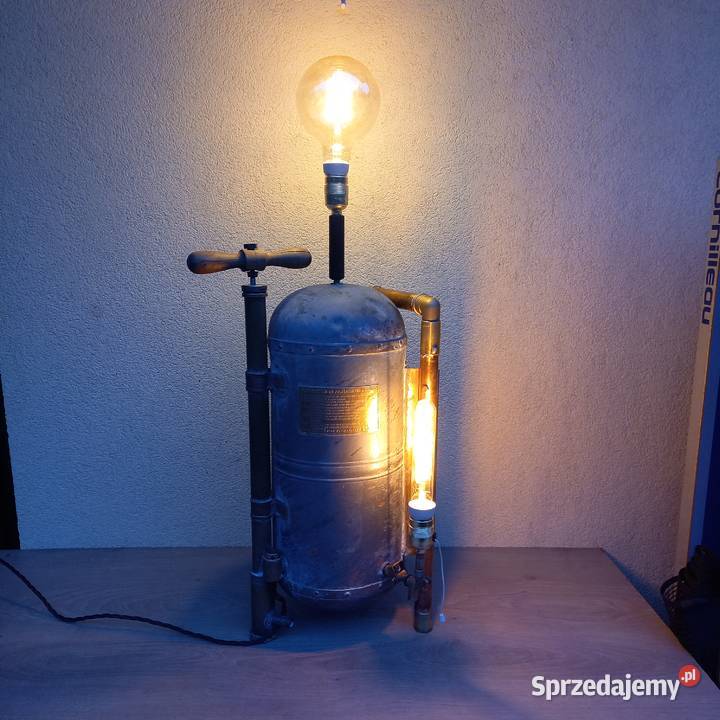 zabytkowa hydronetka gaśnica lampa industrialna Warszawa