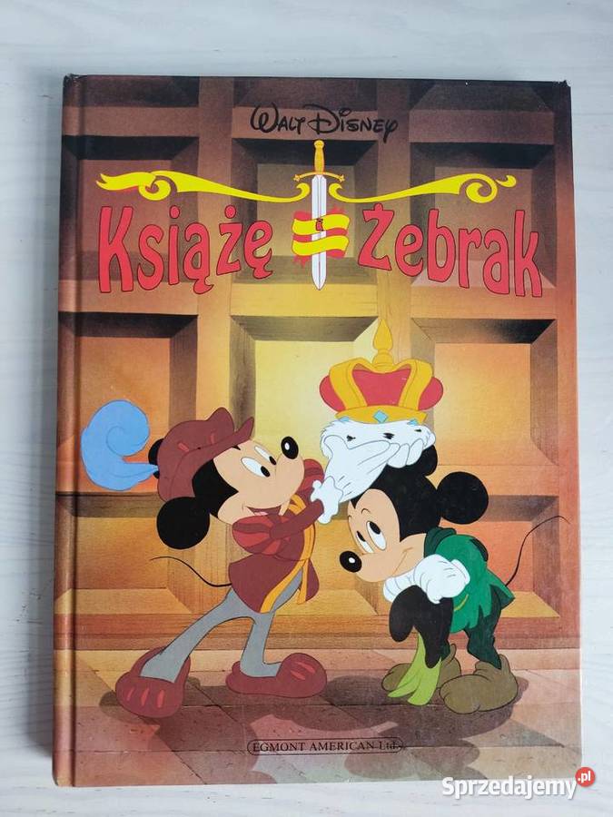 Książka bajka Książę i Żebrak Walt Disney Zabawki Głuchołazy sprzedam