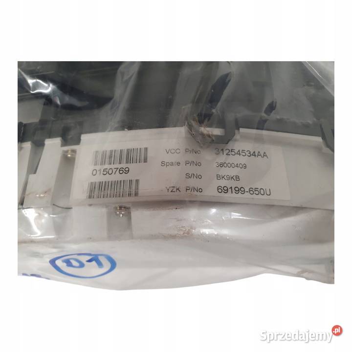 LICZNIK ZEGARY 31254534AA Volvo S80 II V70 III lubelskie Chełm sprzedam