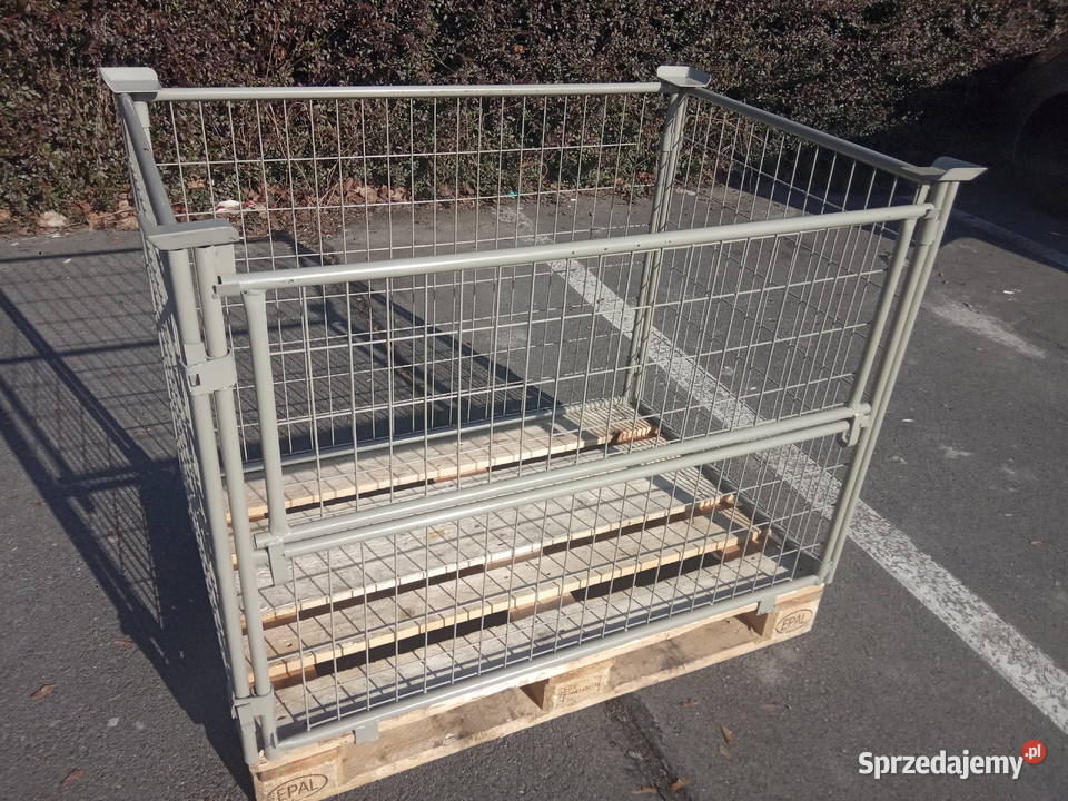 Kosze stalowe paletowe magazynowanie i transport Łódź sprzedam