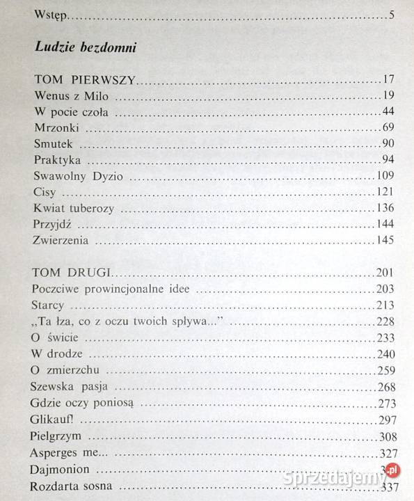 Ludzie bezdomni Stefan Żeromski miękka Pozostałe Chełm
