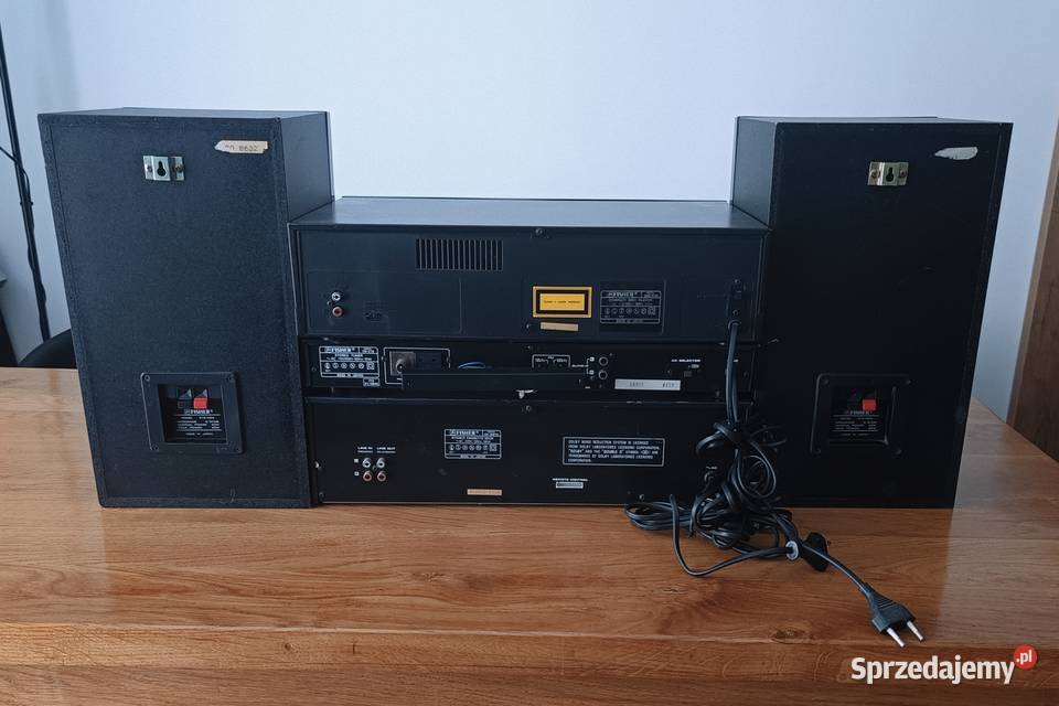 Wieża HiFi Fisher vintage magnetofon kasetowy Lubań