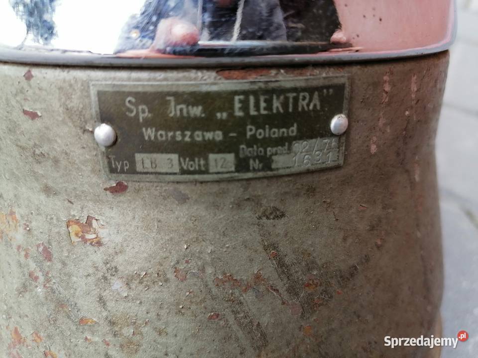 Lampa Kogut Elektra LB 3 12V Fiat Bizon Ursus Masłów Drugi sprzedam