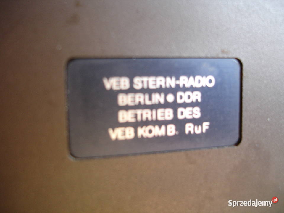 Radiomagnetofon STERACORD RFT KR660 Zielona Góra