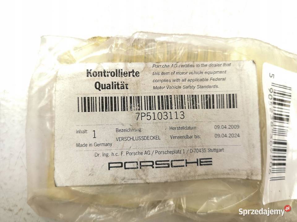 OSŁONA ALTERNATORA PORSCHE PANAMERA 20102016 ORI osobowe