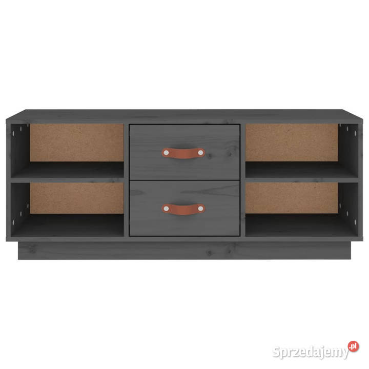 Szafka pod TV szara 100x34x40 lite drewno Warszawa
