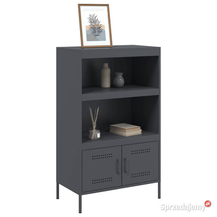 Szafka antracytowa 68x39x113 stal WM842972 Warszawa