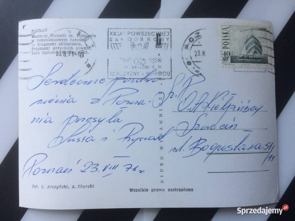 1100 Widokówka Poznań Antyki, Sztuka, Kolekcje Szczecin