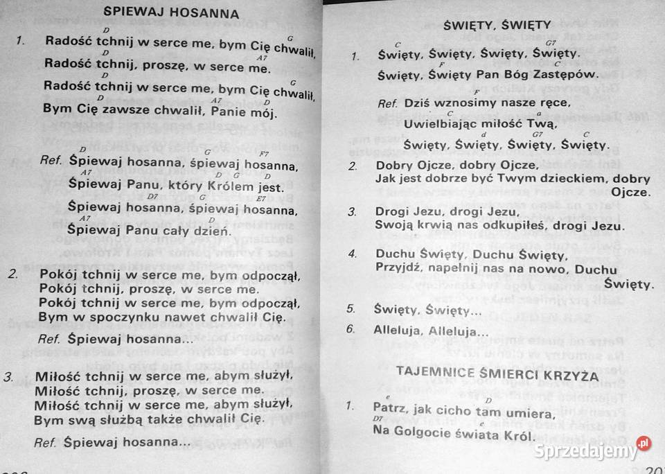 Śpiewnik pielgrzymkowy O Szczepan W Kośnik Chełm