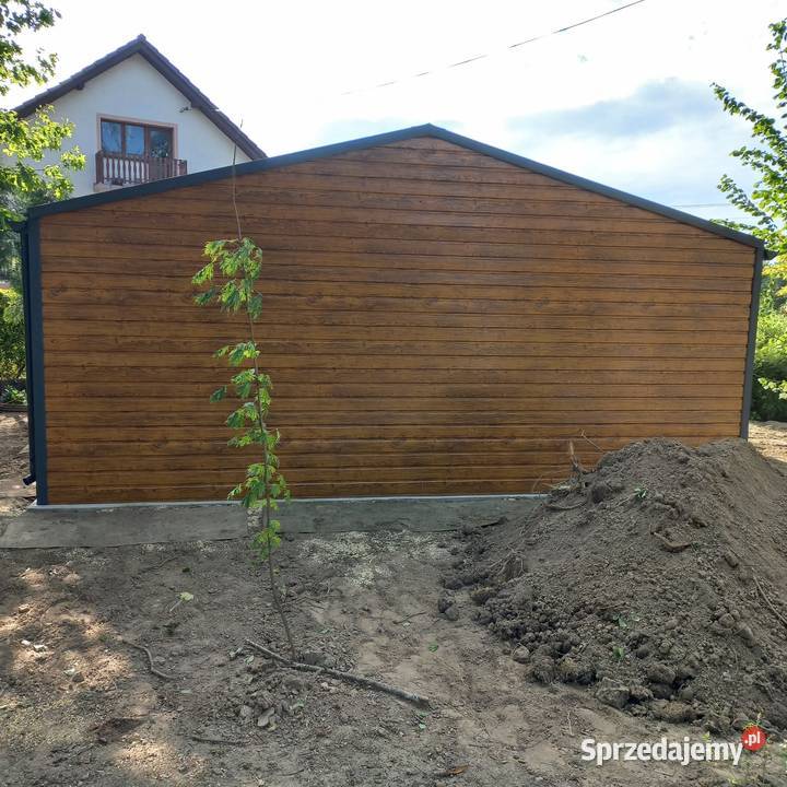 Nowoczesny garaż Magazyn blaszany 6x580m blacha Ostrołęka