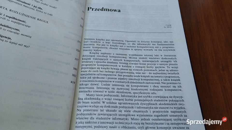 Rzecz o istocie informatyki algorytmika Harel Gdańsk